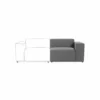 Dunelm Modular Cruz Velvet Right Hand Seat