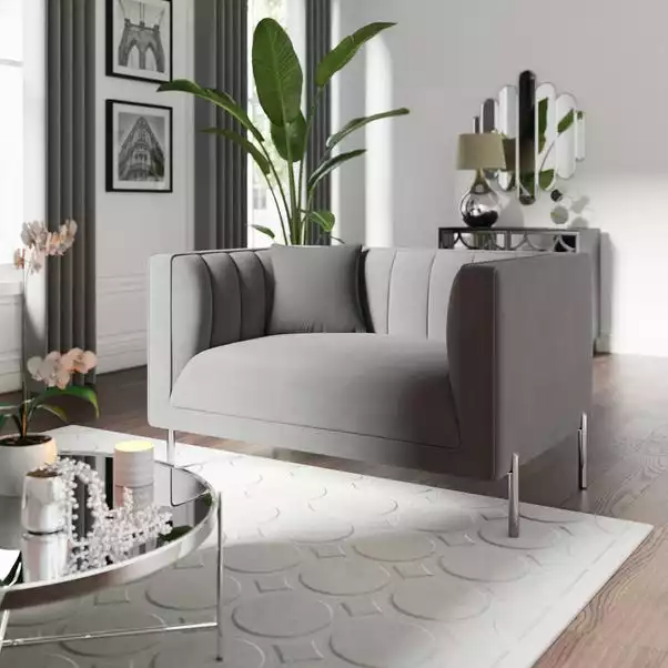 Dunelm Bellamy Luxe Velvet Snuggle Chair