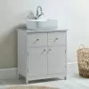 Dunelm Nautical Grey Under Sink Unit