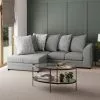 Dunelm Washington Chenille Combo Small Corner Sofa