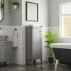 Dunelm Lynton Grey Compact Bathroom Medium Unit
