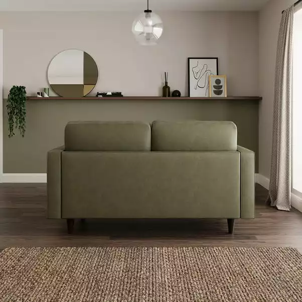 Dunelm Zoe Faux Leather 2 Seater Sofa - Image 5