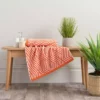 Dunelm Burnt Orange Geo Towel