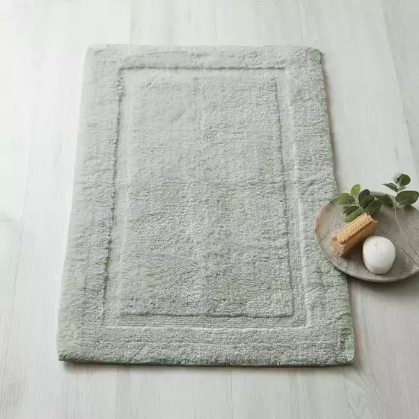 Dorma Sumptuously Soft Grey Green Bath Mat