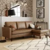 Dunelm Alfie Faux Leather Corner Chaise