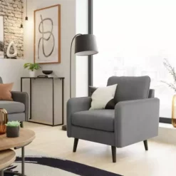 Dunelm Milton Velvet Armchair In A Box