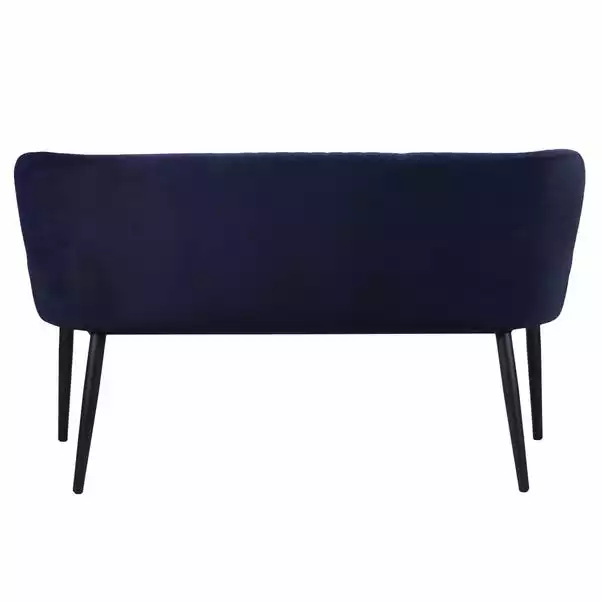Dunelm Montreal Large Velvet Dining Bench Seat - Image 6
