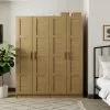 Dunelm Toby 4 Door Wardrobe