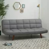 Dunelm Xander Grey Colour Pop Clic Clac Sofa Bed