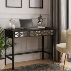 Dunelm Delphi Black Desk