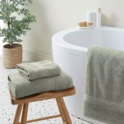 Dunelm So Soft Lilypad Towel