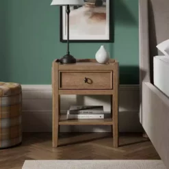 Dunelm Portland 1 Drawer Bedside