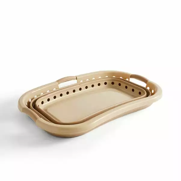 Dunelm Collapsible Laundry Basket Hipster - Image 3