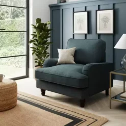 Dunelm Beatrice Chunky Soft Chenille Armchair