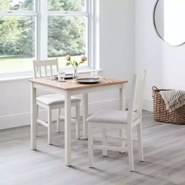 Julian Bowen Coxmoor Set Of 2 Dining Chairs Ivory