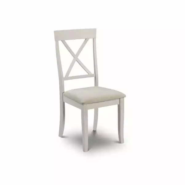 Julian Bowen Davenport Set Of Dining Chairs Grey - Image 2