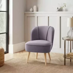 Dunelm Elsie Velvet Chair