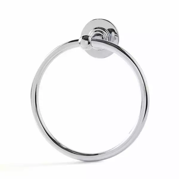Hotel Chrome Towel Ring - Image 2