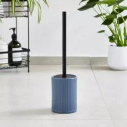 Dunelm Ceramic Ribbed Toilet Brush