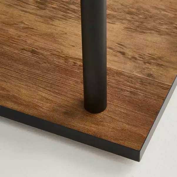 Dunelm Fulton Console Table With LED Lights Rustic Pine - Image 4