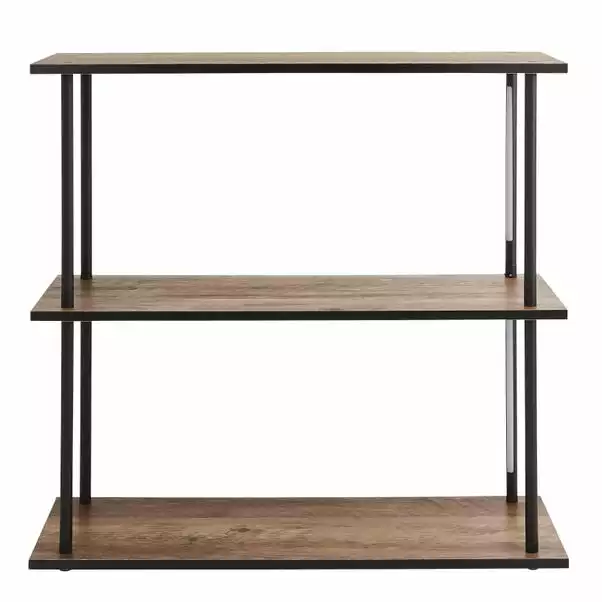 Dunelm Fulton Console Table With LED Lights Rustic Pine - Image 5