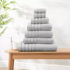 Dunelm Ultimate Towel Soft Grey