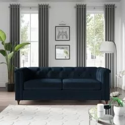 Dunelm Chesterfield Opulent Velvet 3 Seater Sofa