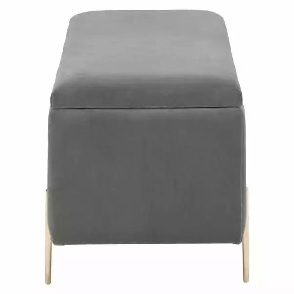 GFW Mystica Velour Ottoman Storage Bench - Image 6