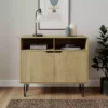 Dunelm Bella 2 Door Sideboard Oak Effect