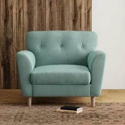 Dunelm Sven Opulent Velvet Snuggle Chair