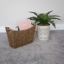 JVL Seagrass Magazine Holder