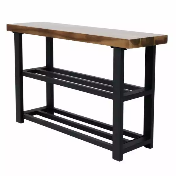 Charles Bentley Charnwood Bench With Shoe Tidy - Image 3