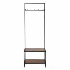 Charles Bentley Charnwood Small Coat Rack With Shoe Tidy