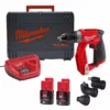 Milwaukee M12 FDDXKIT-202X M12 FUEL™ Installation Drill/Driver With Interchangeable Heads & 2x 2.0Ah Batteries