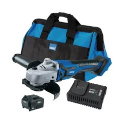 Draper 70368 D20 20V Brushless 115mm Grinder 4.0 Kit With 1x 4.0Ah Battery