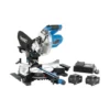 Draper 99632 D20 20V Brushless 185mm Sliding Compound Mitre Saw With 2x 5.0Ah Batteries