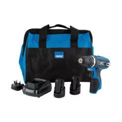 Draper 99718 Storm Force 10.8V Power Interchange Rotary Kit (+2x 1.5Ah Batteries, Charger And Bag)
