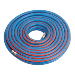 Sealey AH20R/38 Air Hose 20m X Ø10mm With 1/4"BSP Unions Extra-Heavy-Duty