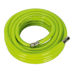 Sealey AHFC1038 Air Hose High Visibility 10m X Ø10mm With 1/4"BSP Unions