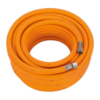 Sealey AHHC15 Air Hose 15m X Ø8mm Hybrid High Visibility With 1/4"BSP Unions