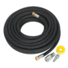 Sealey AHK04 Air Hose Kit 15m X Ø13mm High Flow With 100 Series Adaptors