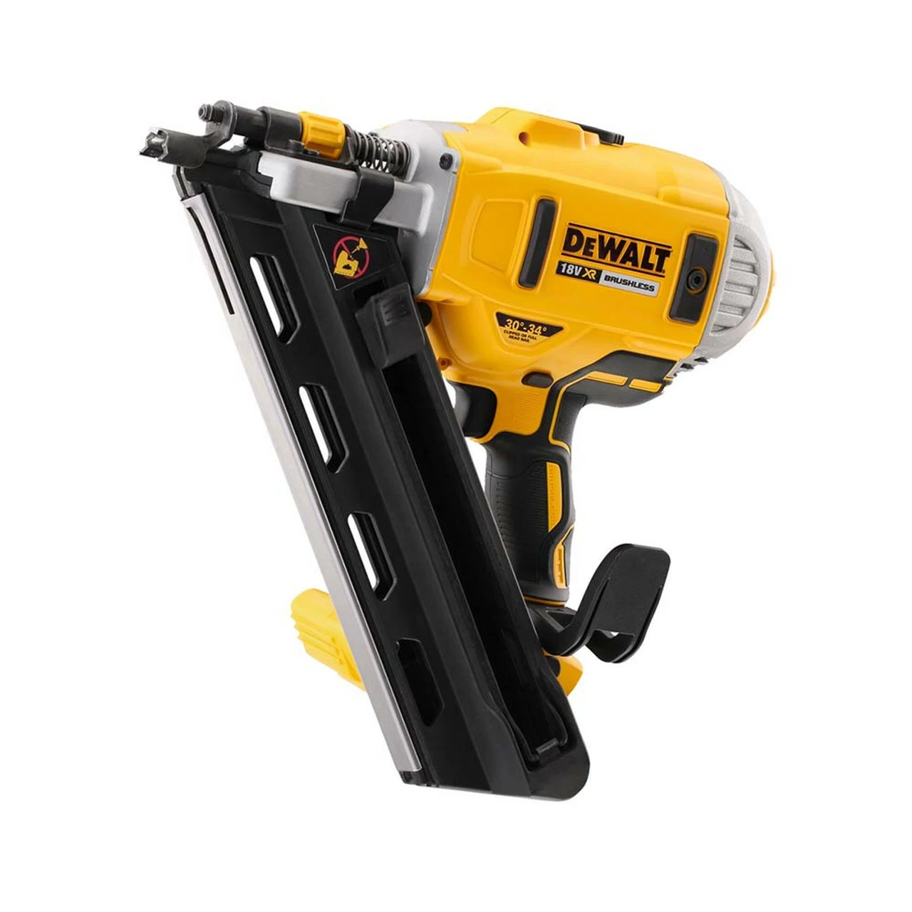 DeWalt DCN692 XR 18V BL First Fix Angled Nail Gun With 1x 5.0Ah Battery & Tool Bag - Image 2