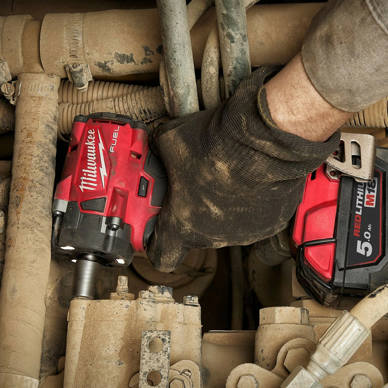 Milwaukee M18 FIW2F12-0X 18V 1/2" Impact Wrench With Friction Ring (Body Only) - Image 7