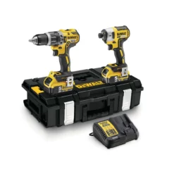 DeWalt DCK266P2 18V XR Brushless Combi Drill & Impact Driver Twin Pack With 2x 5.0Ah Batteries