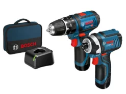 Bosch GSBGDR12 12V Twin Pack With 2x 2.0Ah Batteries