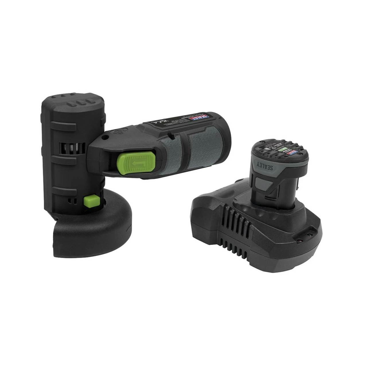 Sealey CP108VAG 10.8V Cordless Ø85mm Angle Grinder Kit With 2.0Ah Battery