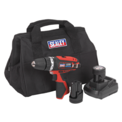 Sealey CP1201KIT 12V Hammer Drill/Driver Kit With 2x 1.5Ah Batteries
