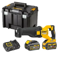 DeWalt DCS389T2-GB 54V XR FlexVolt Reciprocating Saw With 2x 6.0Ah Batteries