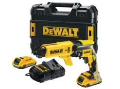 DeWalt DCF620D2K 18V Brushless Collated Drywall Screwdriver With 2x 2.0Ah Batteries