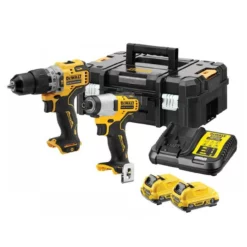 DeWalt DCK2111L2T 12V Brushless Combi Impact Twin Pack With 2x 3.0Ah Batteries